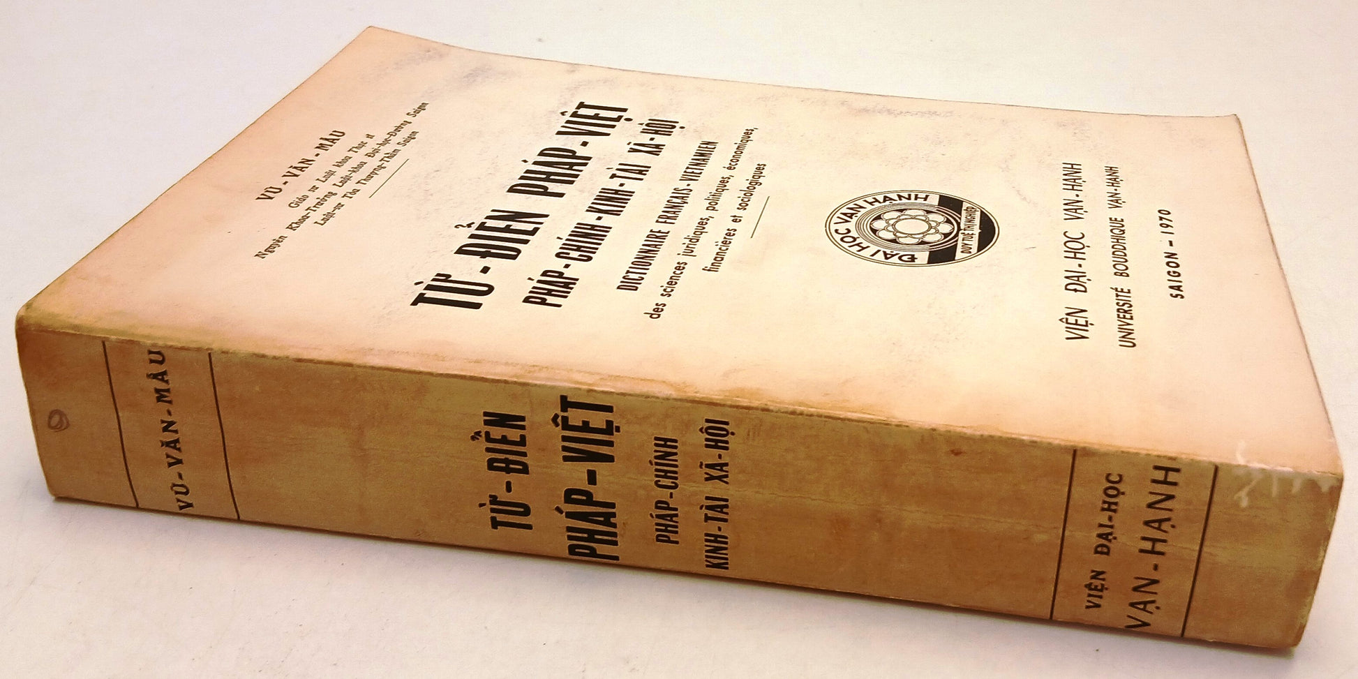 LZ- DICTIONNAIRE FRANCAIS VIETNAMIEN - VU-VAN-MAU - SAIGON - 1970 - B - ZFS63