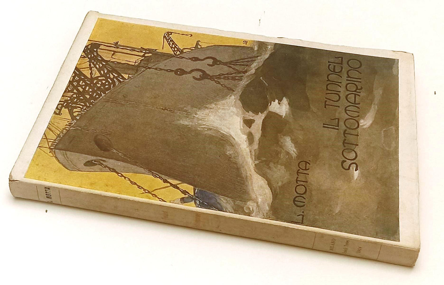 LN- IL TUNNEL SOTTOMARINO- LUIGI MOTTA AMATO- FRATELLI TREVES--- 1914- B- YFS499