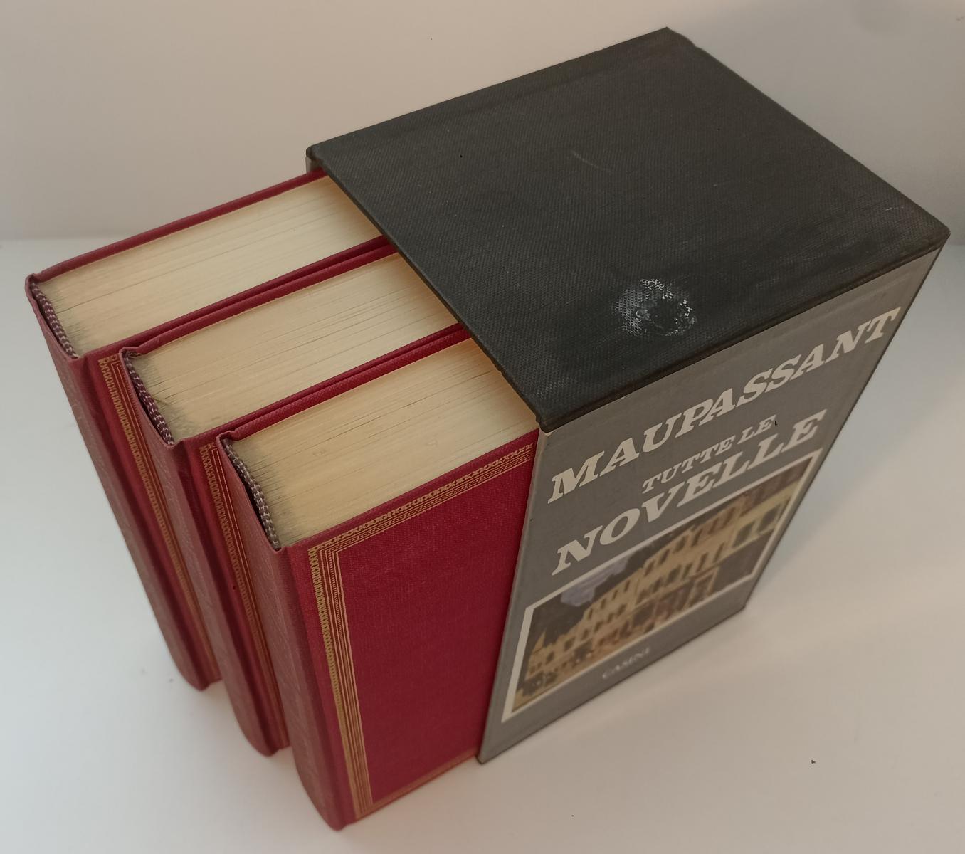 LN- TUTTE LE NOVELLE COFANETTO 3 VOLUMI- GUY DE MAUPASSANT- CASINI- 1956- C- XFS