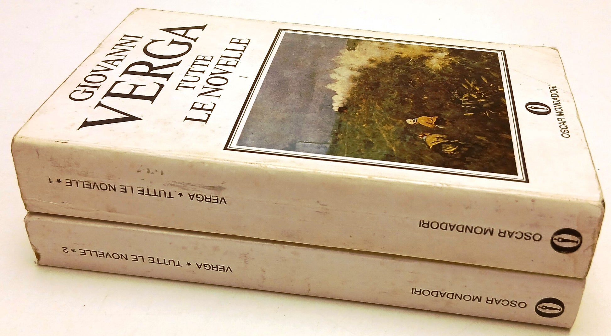 LN- TUTTE LE NOVELLE 2 VOLUMI - GIOVANNI VERGA - MONDADORI - OSCAR --- B - XFS