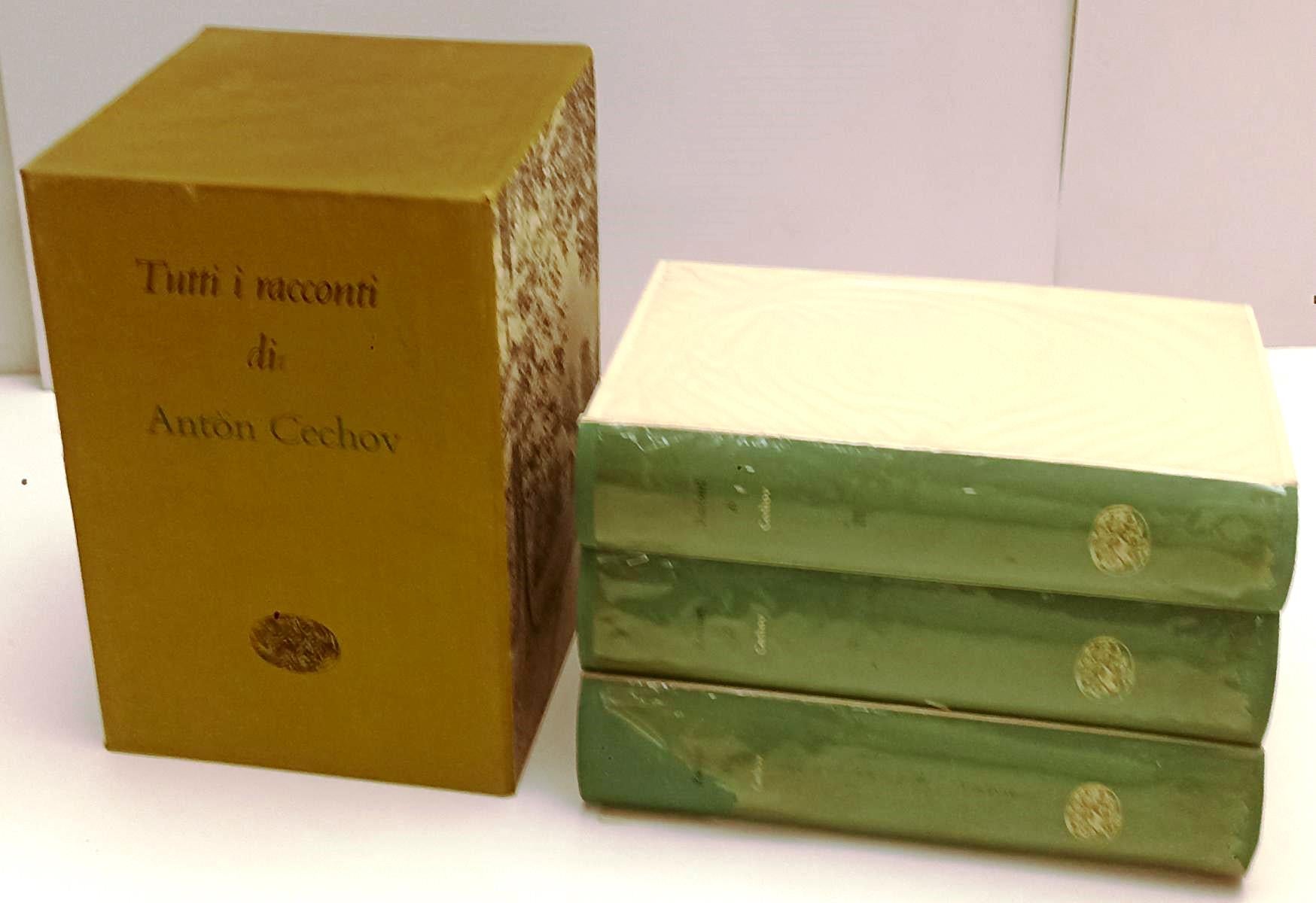 LN- TUTTI I RACCONTI COFANETTO 3 VOLUMI- ANTON CECHOV- EINAUDI- I MILLENNI- CS- XFS