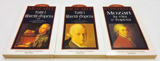 LN- TUTTI I LIBRETTI D'OPERA COFANETTO 3 VOLUMI - MOZART- NEWTON--- 1996- B- XFS
