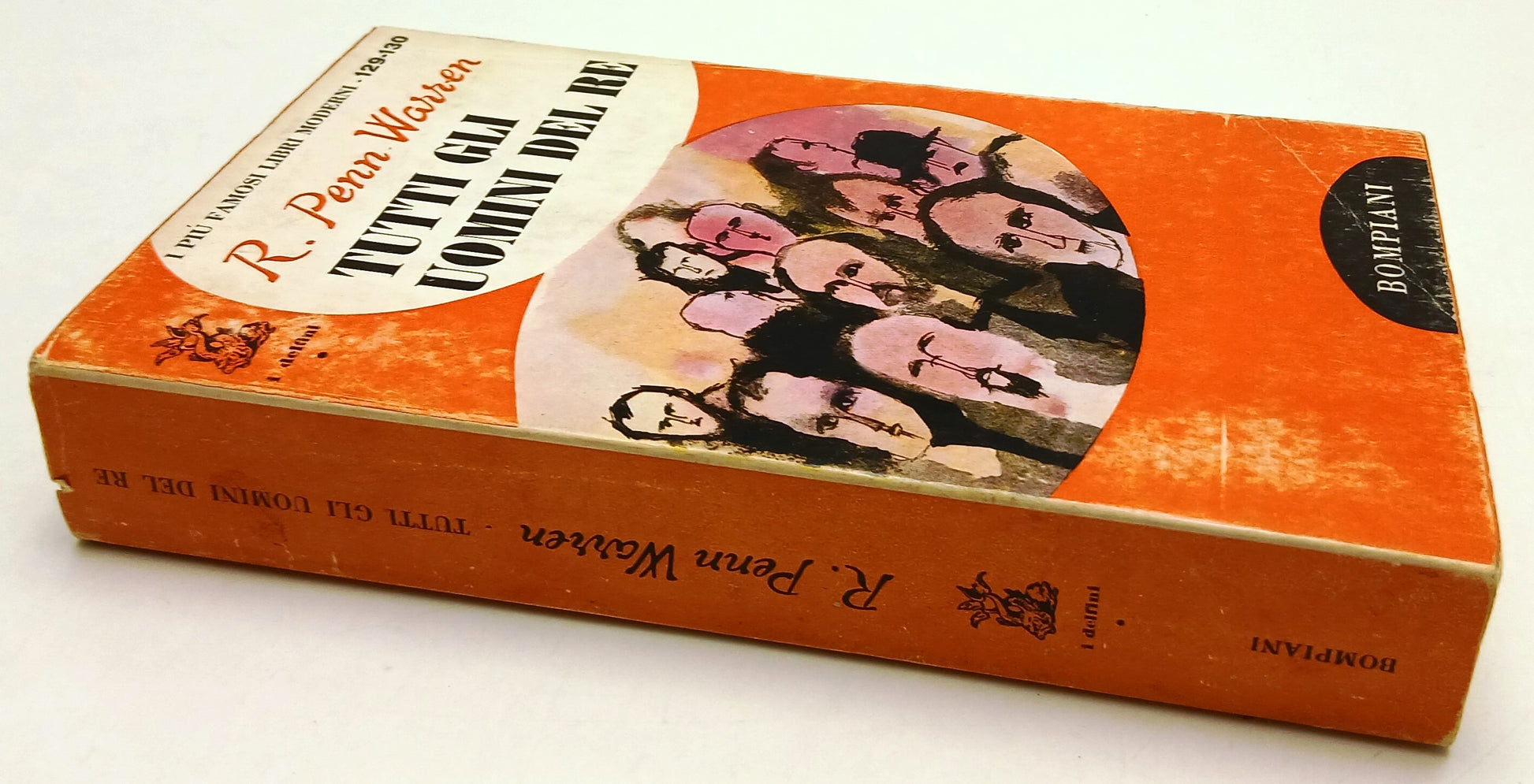 LN- TUTTI GLI UOMINI DEL RE - PENN WARREN - BOMPIANI - I DELFINI --- BS- ZFS16