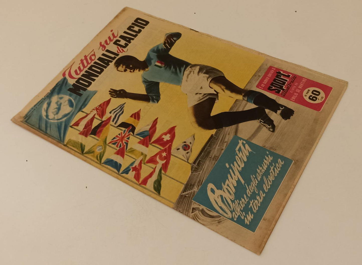 LC- SPECIALE LO SPORT ILLUSTRATO supplemento N.23 1954 MONDIALI CALCIO - RVSa176
