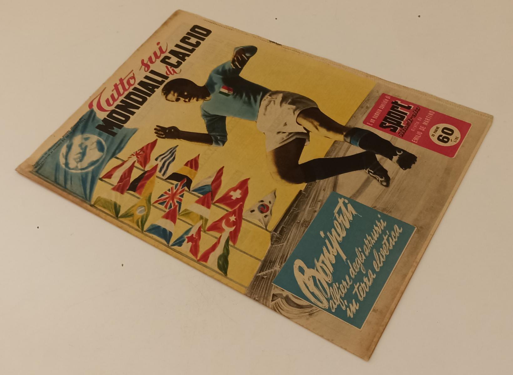 LC- SPECIALE LO SPORT ILLUSTRATO supplemento N.23 1954 MONDIALI CALCIO - RVSa176