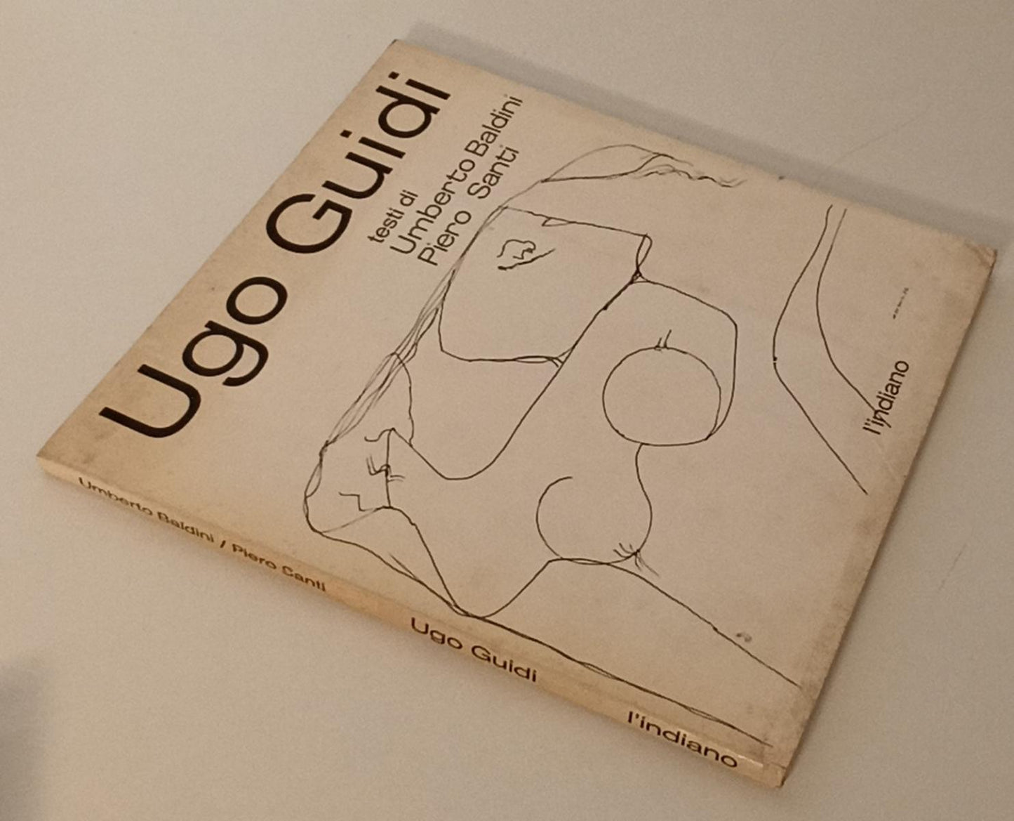 LT- UGO GUIDI  L'INDIANO CATALOGO OPERE- UMBERTO BALDINI PIERO SANTI- BS- XFS171