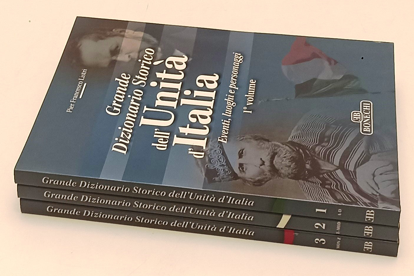 LS- GRANDE DIZIONARIO DELL'UNITA' D'ITALIA 1/3- LISTRI- BONECHI- 2011- B- ZFS156