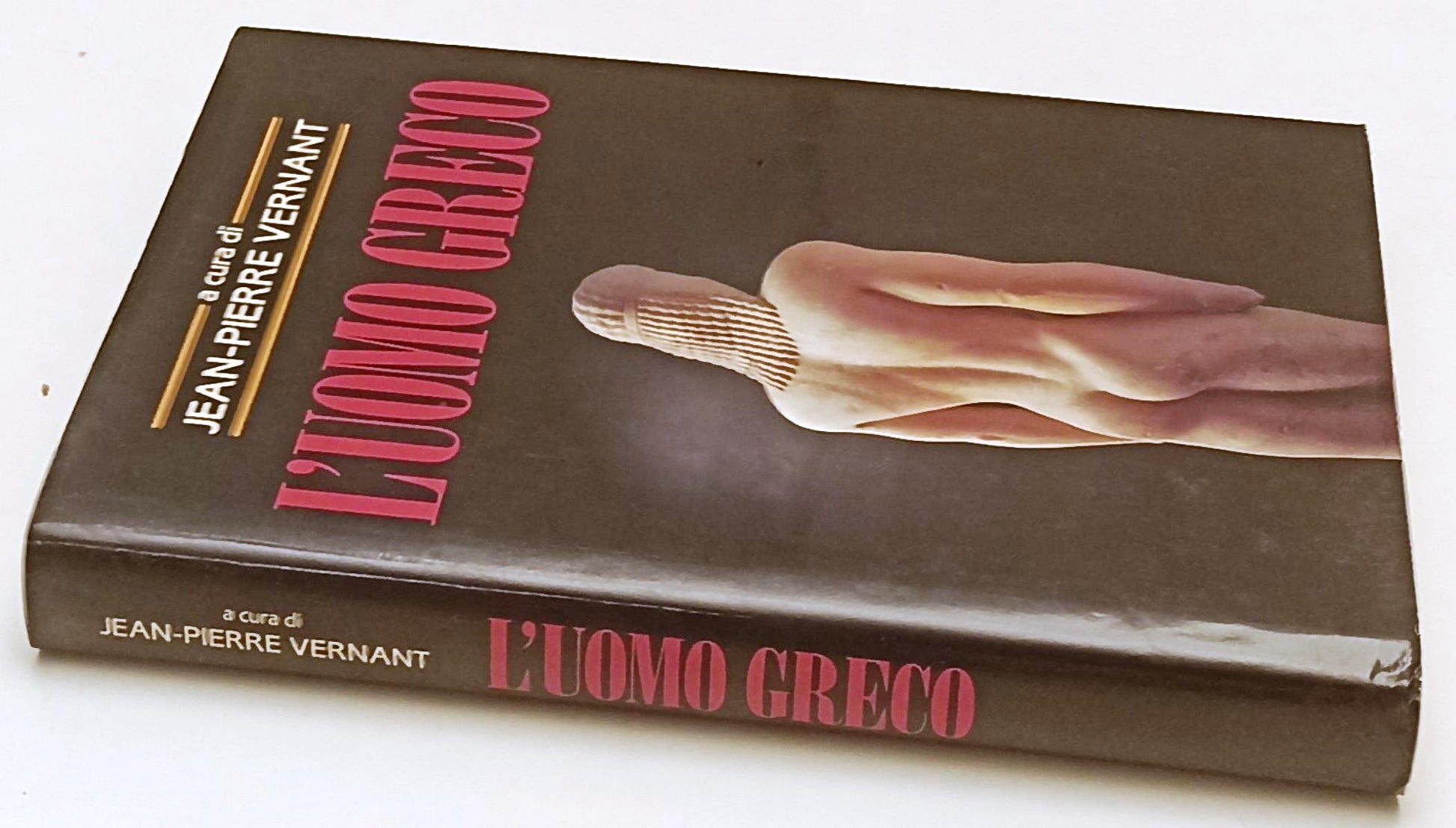 LS- L'UOMO GRECO - JEAN PIERRE VERNANT- EDIZIONE CLUB-- 1a ED.- 1993- CS- YFS500