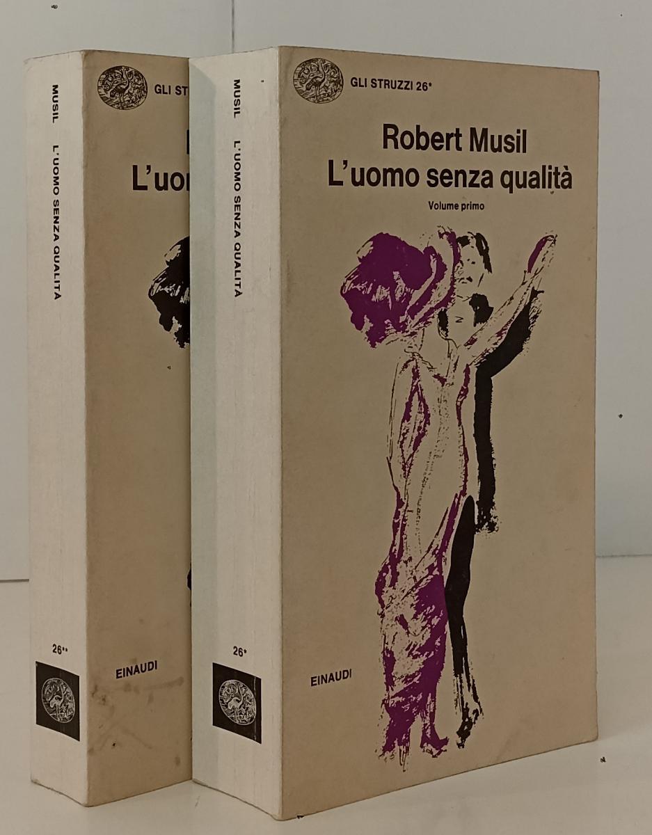 LN- L'UOMO SENZA QUALITA' 2 VOLUMI- ROBERT MUSIL- EINAUDI- GLI STRUZZI--- B- XFS