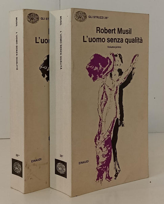LN- L'UOMO SENZA QUALITA' 2 VOLUMI- ROBERT MUSIL- EINAUDI- GLI STRUZZI--- B- XFS