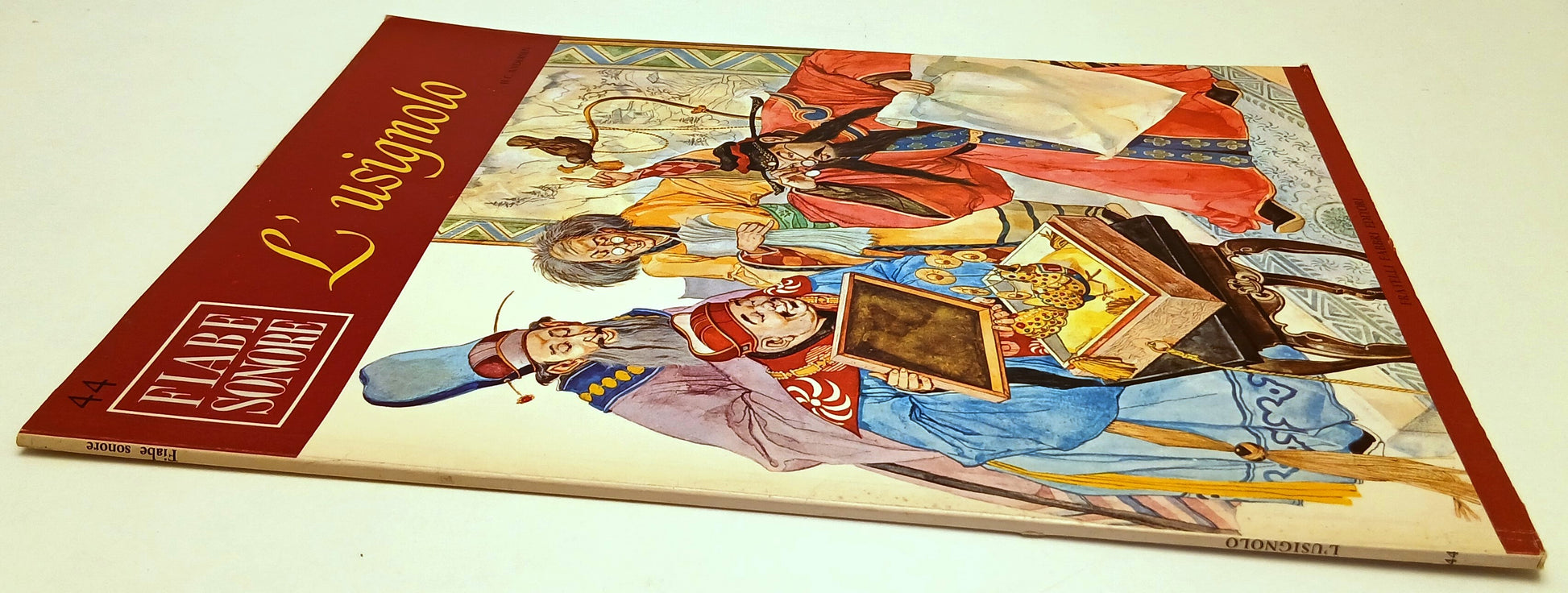 LB- FIABE SONORE N.44 L'USIGNOLO + disco 45 giri - FABBRI - B - RVSa766