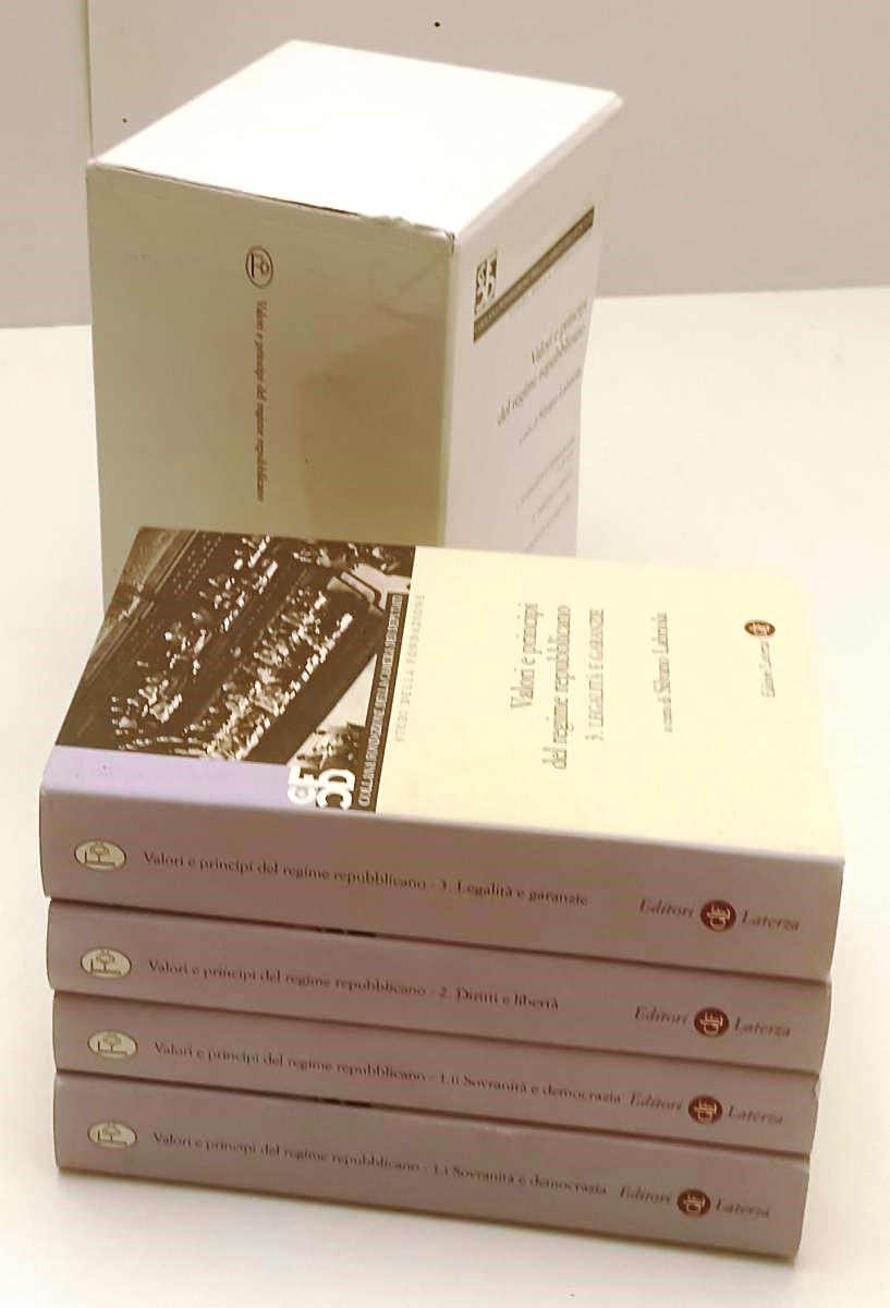 LS- VALORI E PRINCIPI DEL REGIME REPUBBLICANO - LABRIOLA- LATERZA- 2003- BS- XFS