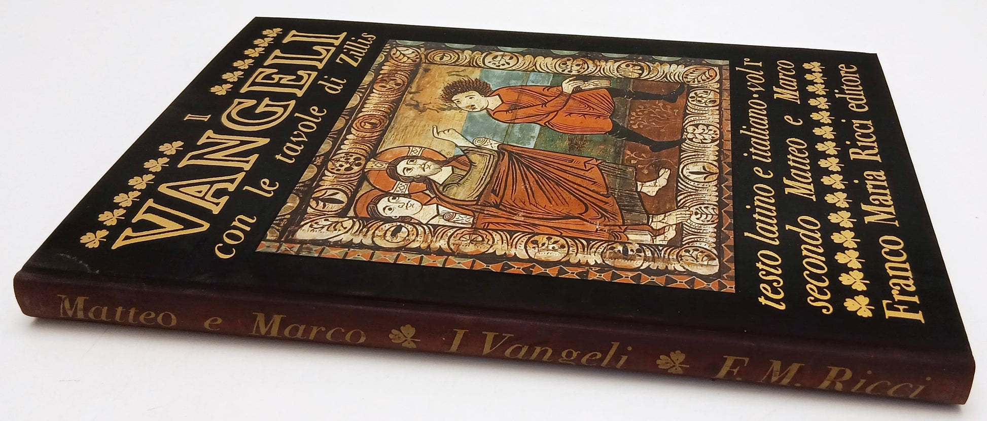 LT- I VANGELI TAVOLE DI ZILLIS 2 VOLUMI- FRANCO MARIA RICCI- SEGNI DELL'UOMO- XFS