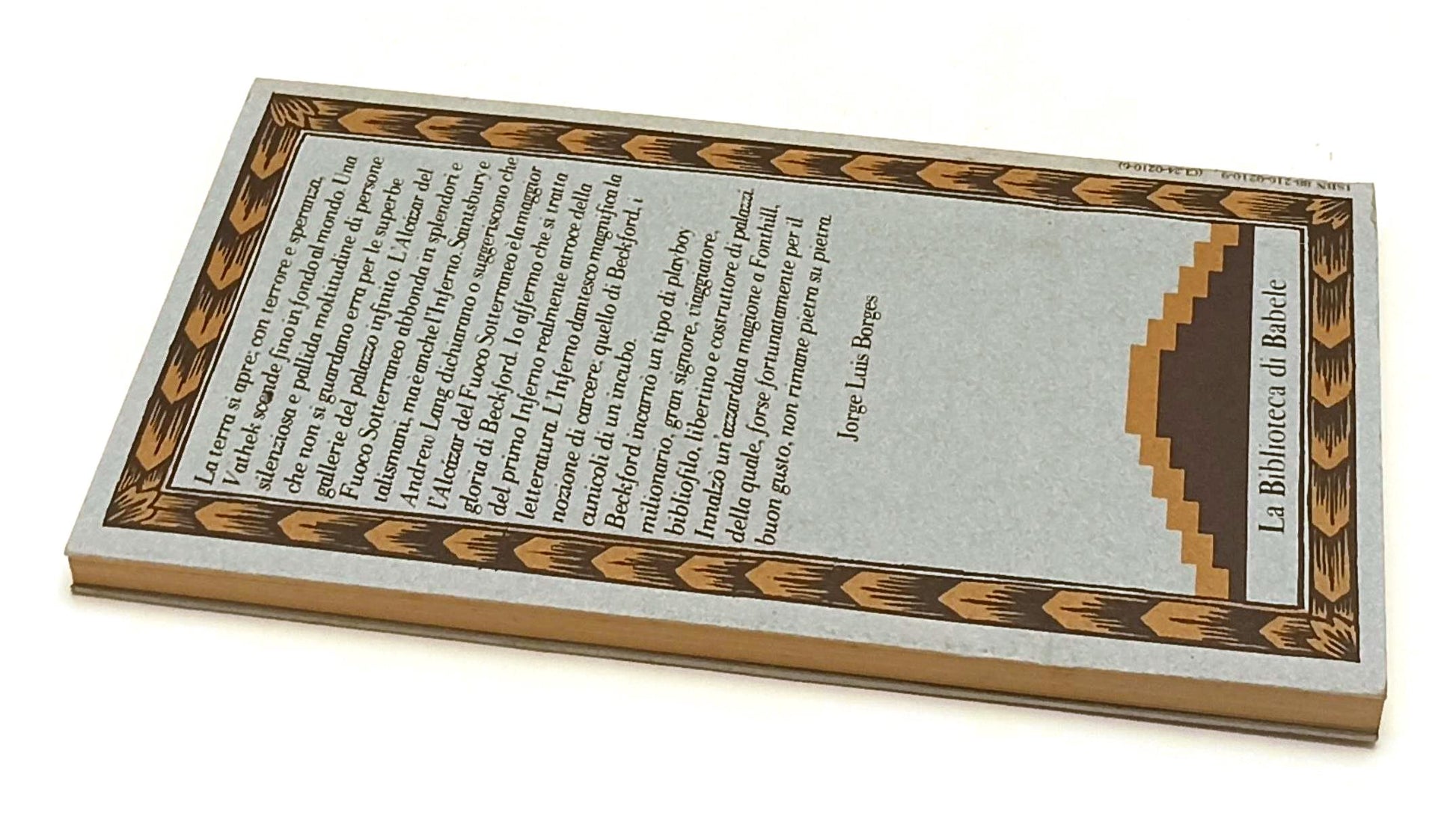 LN- VATHEK - BECKFORD - FRANCO MARIA RICCI- BIBLIOTECA BABELE-- 1978- B- XFS