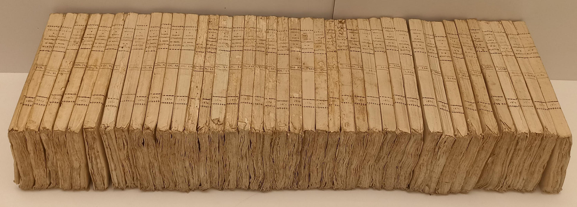 LD- VECCHIO E NUOVO TESTAMENTO I/LXXVIII- MONS. MARTINI- ANTONELLI- 1830- XFS200