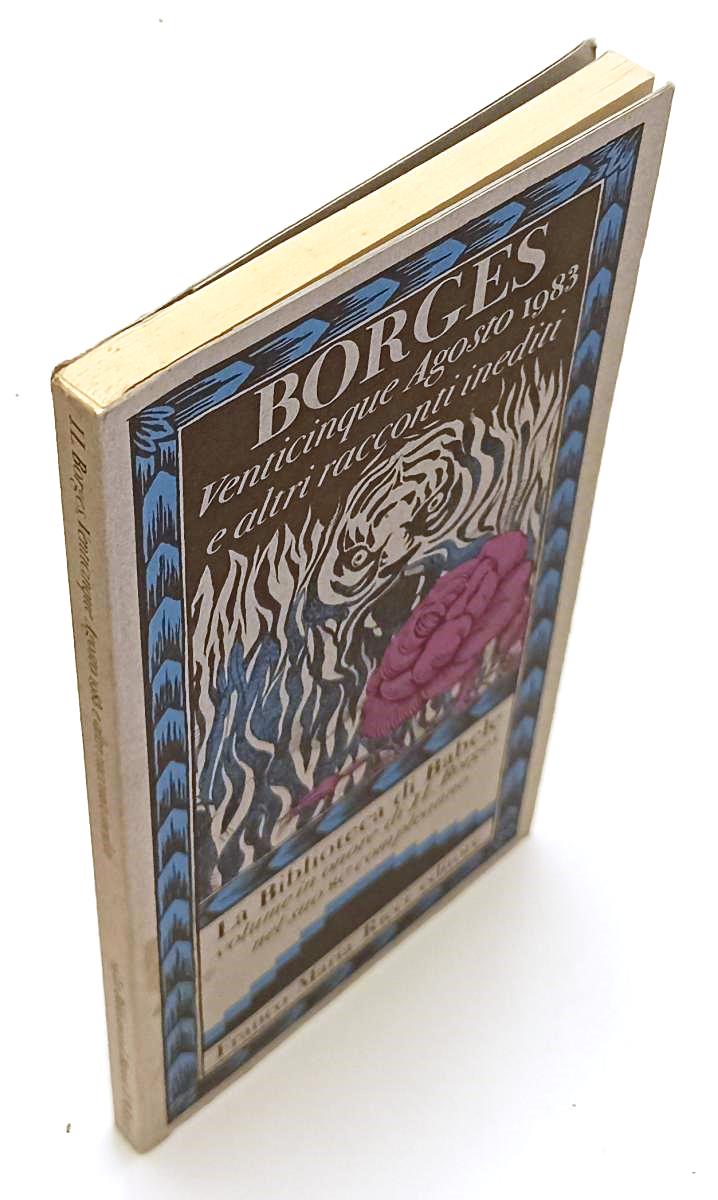 LN- VENTICINQUE AGOSTO 1983 - BORGES- FRANCO MARIA RICCI- BIBLIOTECA BABELE- XFS