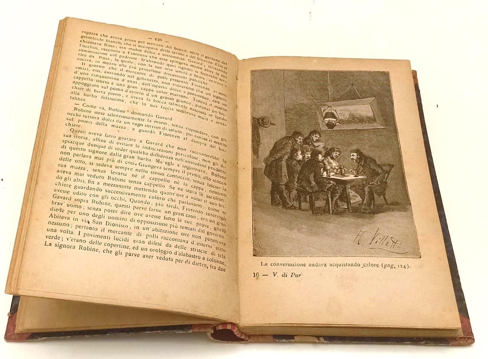 LH- IL VENTRE DI PARIGI ILLUSTRATO VILLETTI- EMILE ZOLA'- PAVIA- 1880- C- XFS152