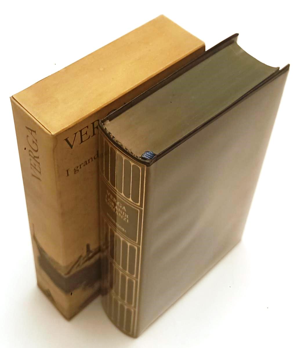 LN- I GRANDI ROMANZI- GIOVANNI VERGA- MONDADORI- MERIDIANI- 1a ED.- 1972- CS-XFS