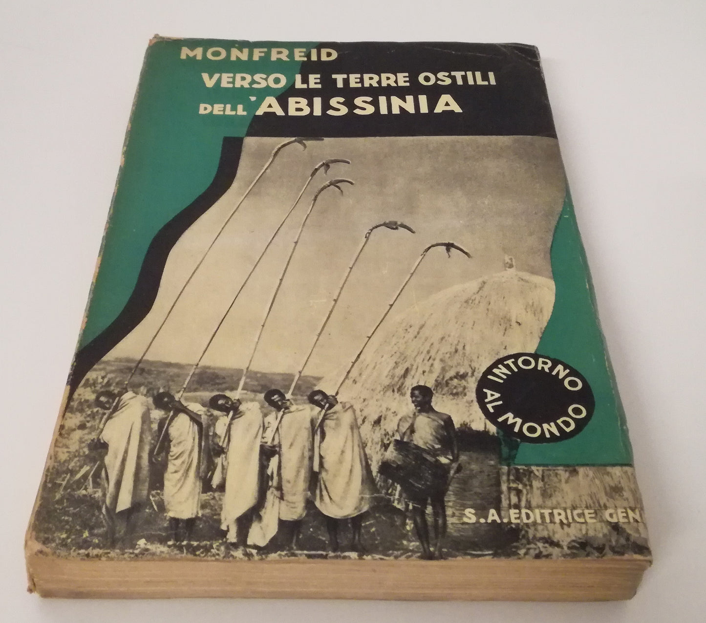 LS- VERSO LE TERRE OSTILI DELL'ABISSINIA - MONFREID - GENIO --- 1935 - B - MLT3