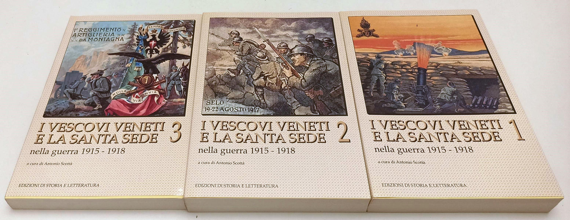 LD- I VESCOVI VENETI E LA SANTA SEDE 3 VOLUMI- ANTONIO SCOTTA'- 1991- BS- YFS965