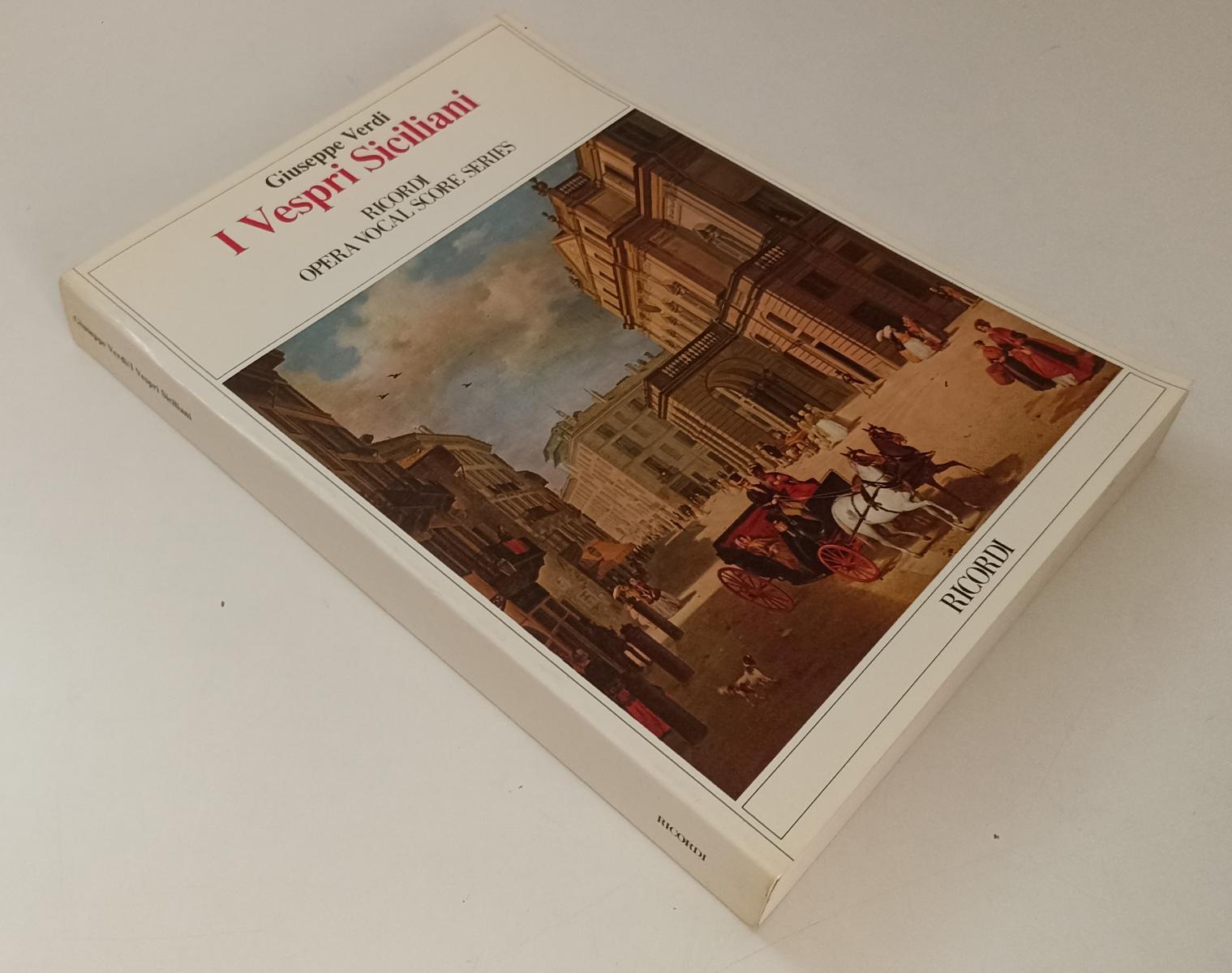 LZ- I VESPRI SICILIANI - GIUSEPPE VERDI- RICORDI- OPERA VOCAL SCORE--- B- YFS753
