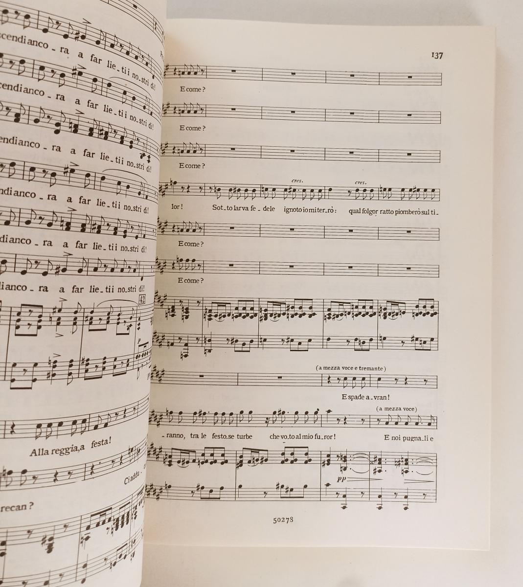 LZ- I VESPRI SICILIANI - GIUSEPPE VERDI- RICORDI- OPERA VOCAL SCORE--- B- YFS753