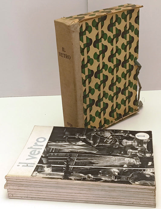 LR- RIVISTA MENSILE IL VETRO NUMERI 1,3,5,6,7/8,9,10,11,12 - 1938-XVI - YFS660