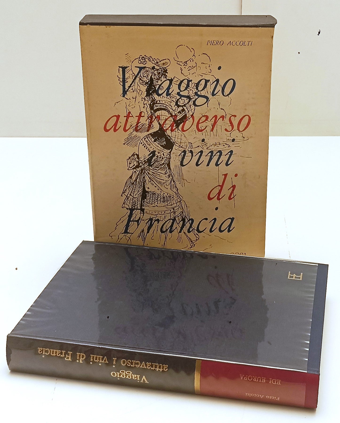 LZ- VIAGGIO ATTRAVERSO I VINI DI FRANCIA - PIERO ACCOLTI- EDI EUROPA- CS- YFS696