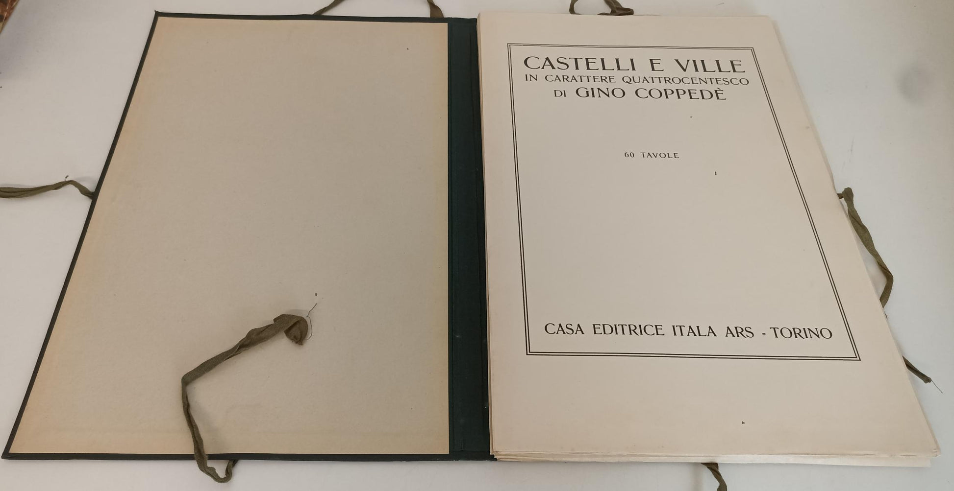 LT- VILLE E CASTELLI D'ITALIA STILE QUATTROCENTESCO- COPPEDE'---- 1914- C-ZFS345