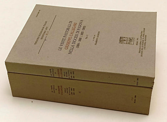 LD- LA VISITA PASTORALE DI GUSEPPE CALLEGARI 2 VOLUMI - AGOSTINI- 1981- B- XFS64