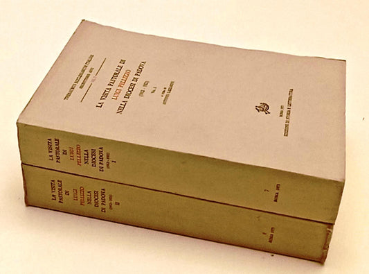 LD- LA VISITA PASTORALE DI LUIGI PELLIZZO 2 VOLUMI - LAZZARINI - 1973 - B- XFS64