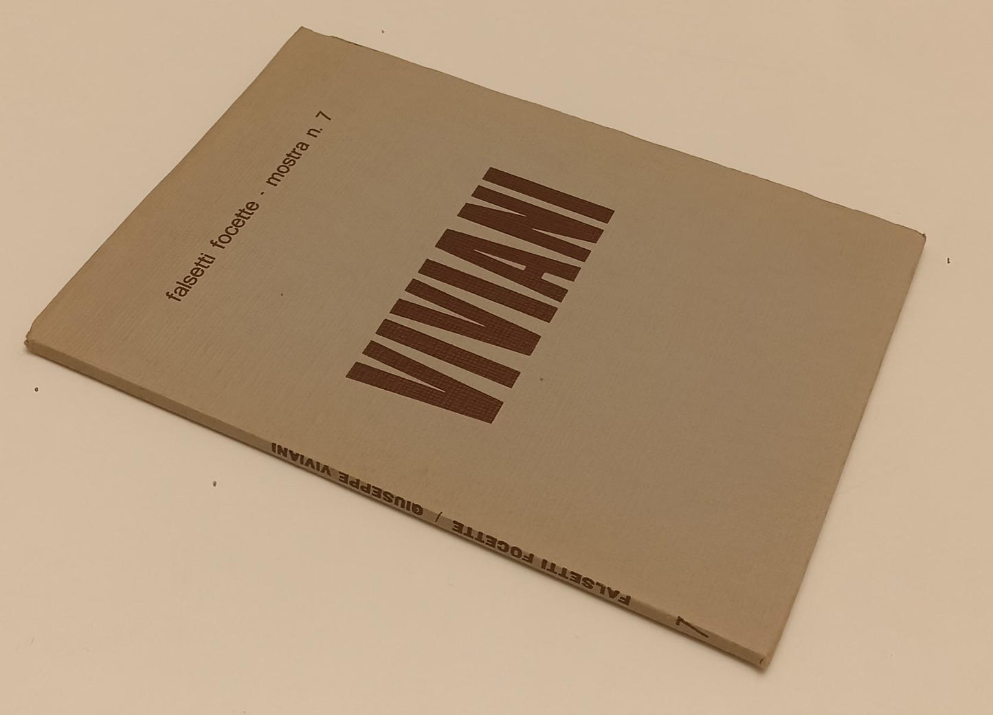 LT- GIUSEPPE VIVIANI FALSETTI FOCETTE MOSTRA 7 ----- 1975 - B - XFS178