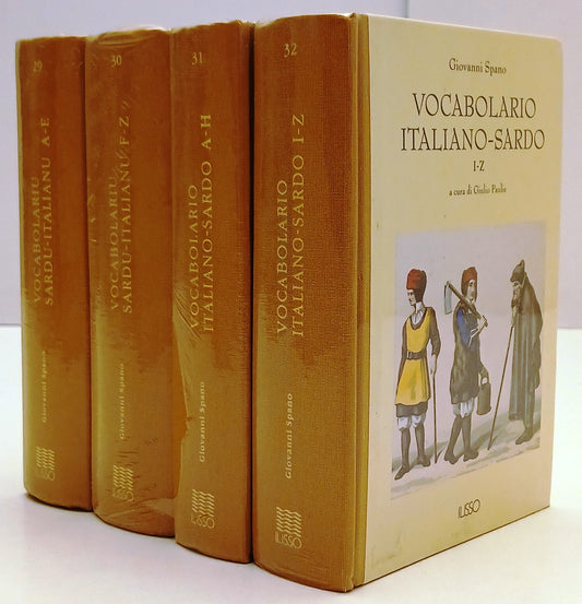 LZ- VOCABULARIU SARDU ITALIANO VOCABOLARIO ITALIANO SARDO 4 VOLUMI- ILISSO-ZFS63