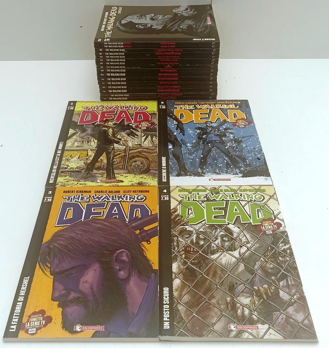 FB- LOTTO THE WALKING DEAD 21 NUMERI SPECIALE VARIANT BONELLI - SALDAPRESS - A25