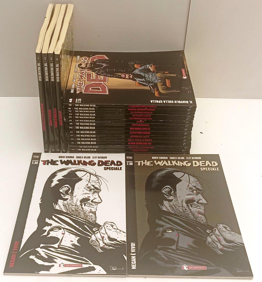 FB- LOTTO THE WALKING DEAD 21 NUMERI SPECIALE VARIANT BONELLI - SALDAPRESS - A25