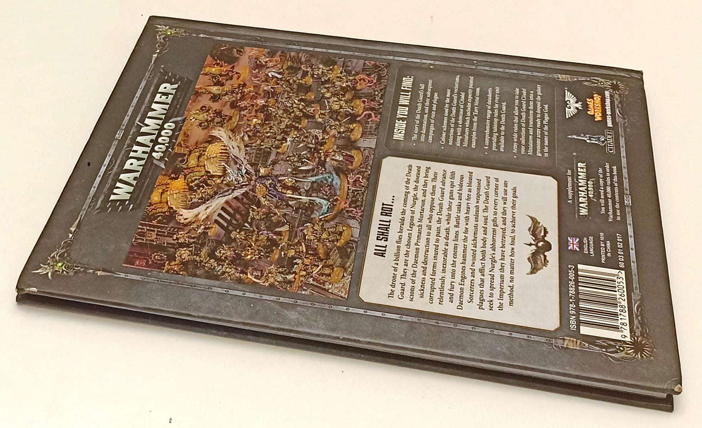 LZ- WARHAMMER 40.000 CODEX HERETIC ASTARTES DEATH GUARD GAMES WORKSHOP 2014- H24