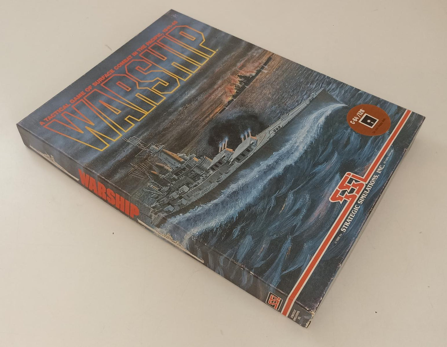 GG- SCATOLA GIOCO TACTICAL GAME COMBAT PACIFIC 1941/45 WARSHIP C-64/128 - YFS893