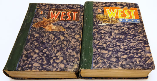 FZ- WEST SELEZIONE 1/14 2 VOLUMI RILEGATI COYOTE - MALLORQUI'- 1949/1950- C- ZFS