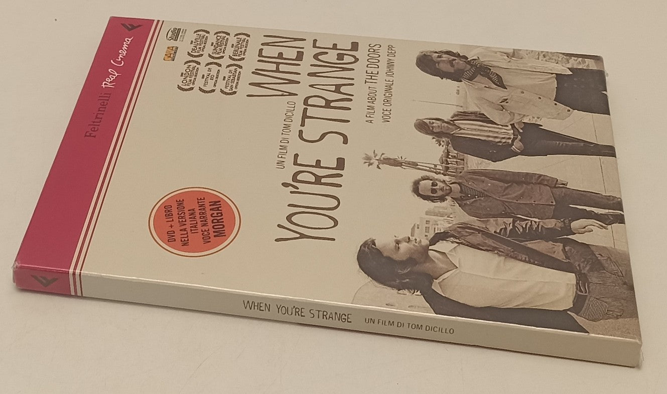 LN- WHEN YOU'RE STRANGE THE DOORS LIBRO + DVD - TOM DICILLO- FELTRINELLI- YFS594