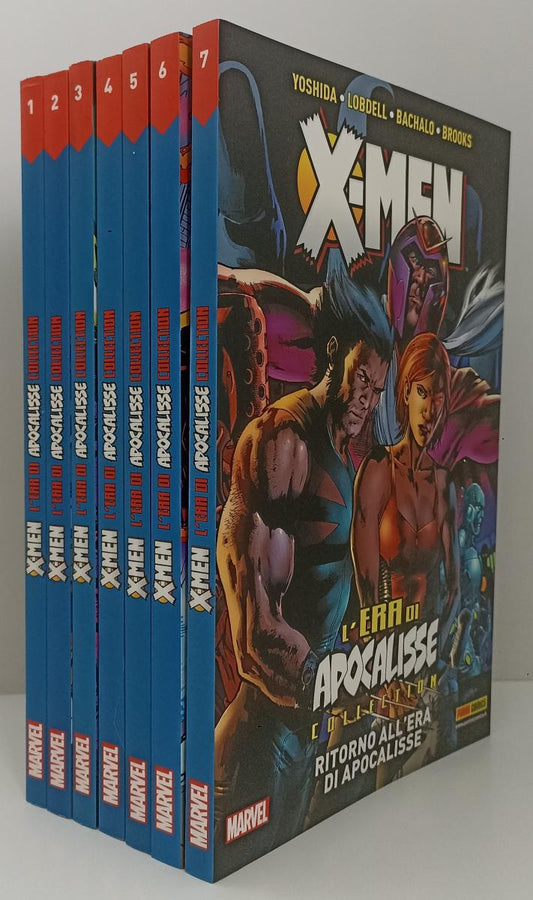 FV- X-MEN L'ERA DI APOCALISSE COLLECTION 1/7 COMPLETA -- MARVEL PANINI -- B- F23