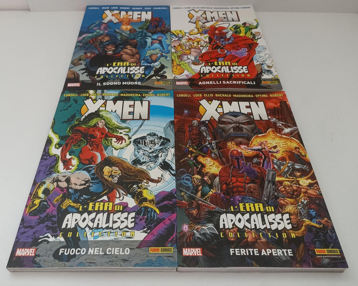 FV- X-MEN L'ERA DI APOCALISSE COLLECTION 1/7 COMPLETA -- MARVEL PANINI -- B- F23