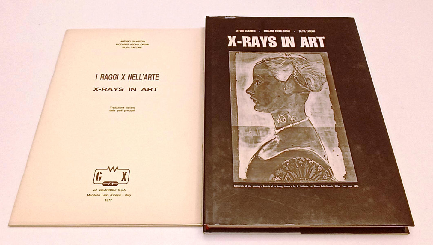 LT- I RAGGI X NELL'ARTE X-RAYS IN ART- GILARDINI ASCANI ORSINI- 1977- CS- YFS351