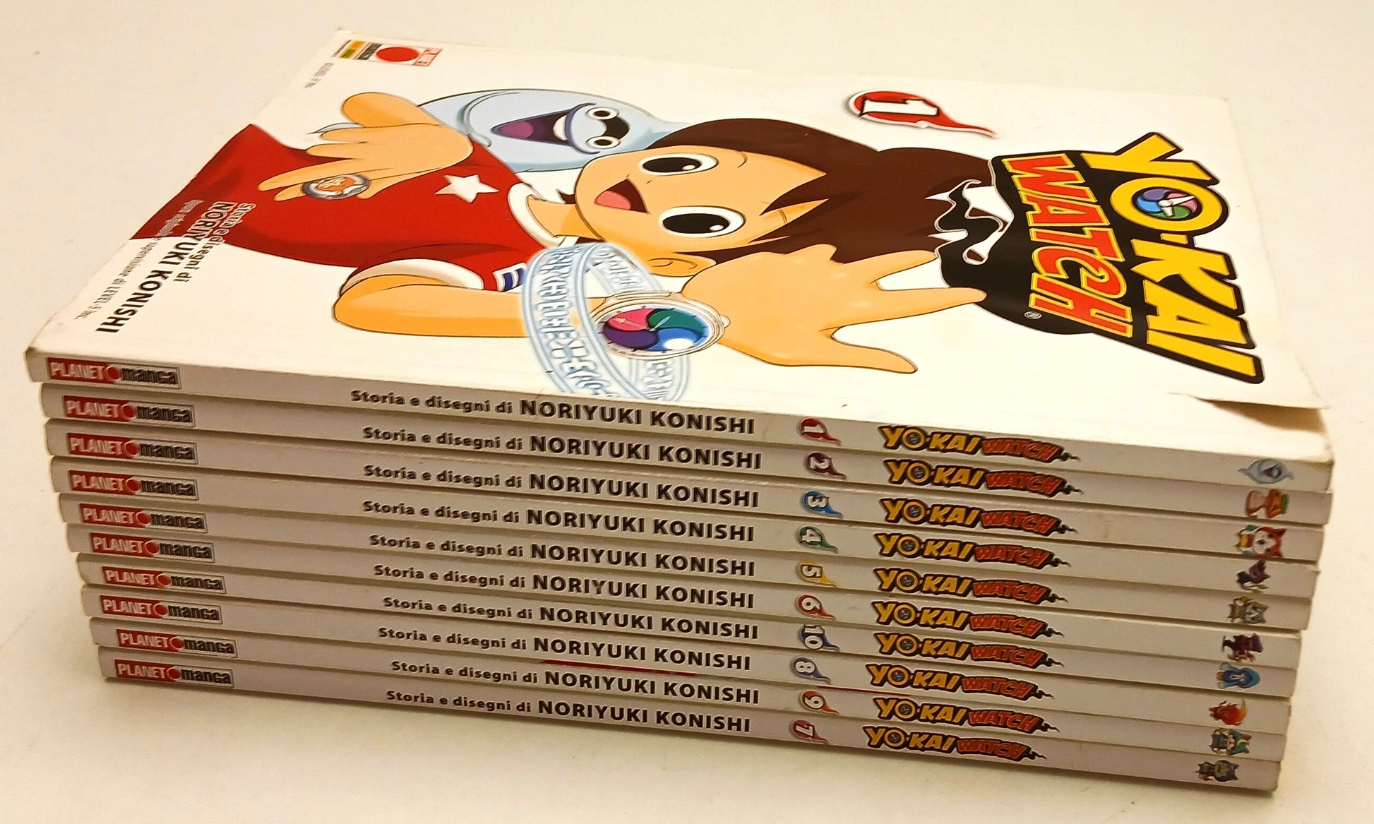 FM- YO-KAI WATCH 1/10 COLLEZIONE COMPLETA- NORIYUKI KONISHI- PLANET MANGA-B- L25