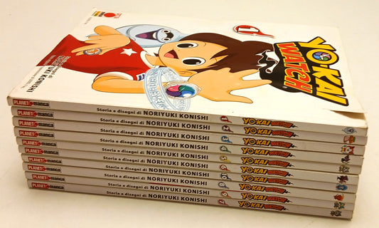 FM- YO-KAI WATCH 1/10 COLLEZIONE COMPLETA- NORIYUKI KONISHI- PLANET MANGA-B- L25