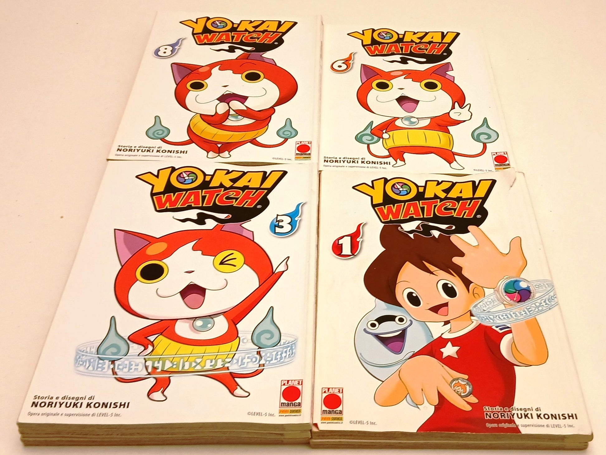 FM- YO-KAI WATCH 1/10 COLLEZIONE COMPLETA- NORIYUKI KONISHI- PLANET MANGA-B- L25