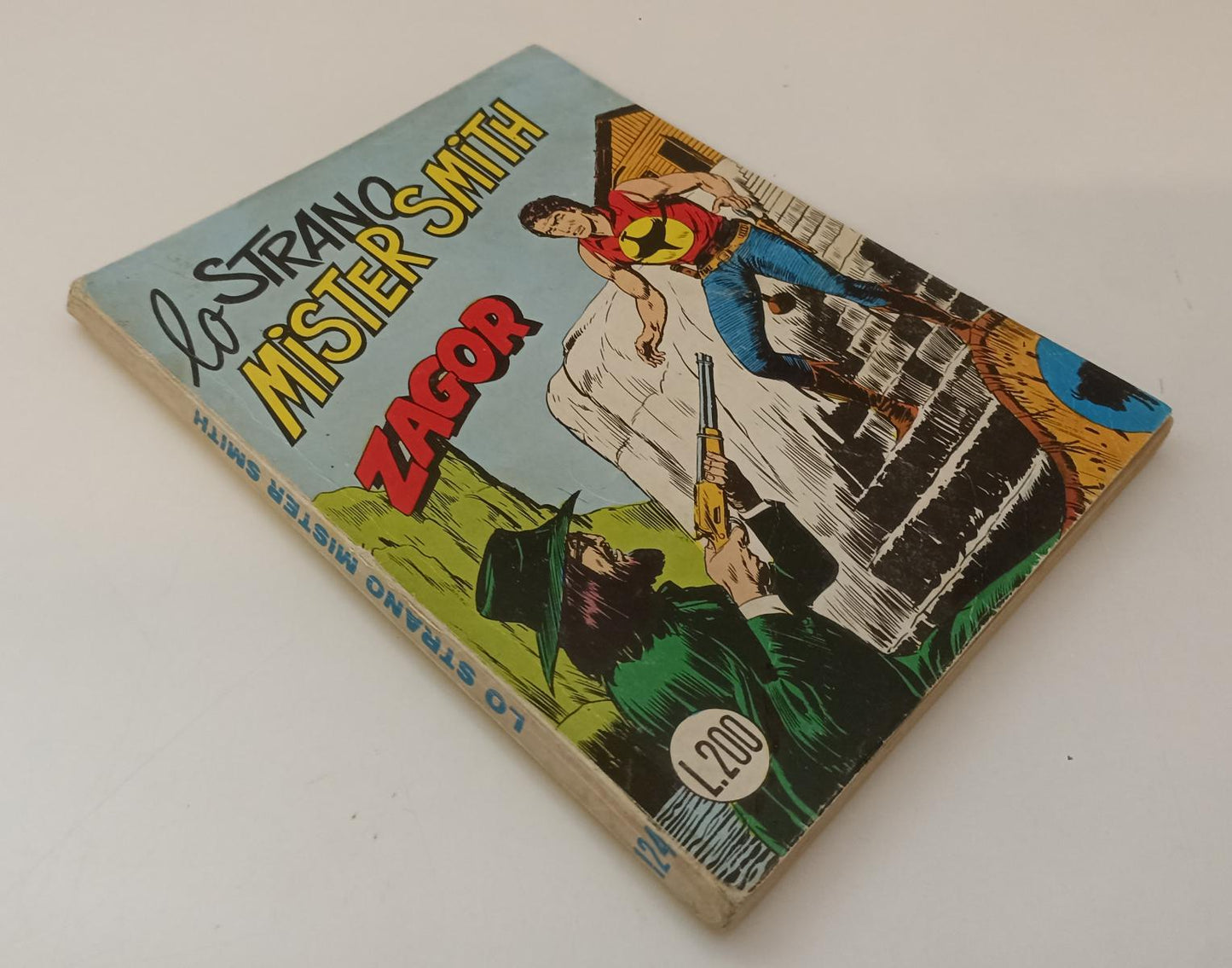 FB- ZAGOR 1a EDIZIONE ZENIT GIGANTE N.124 ORIGINALE- ARALDO BONELLI- 1971- B-F23