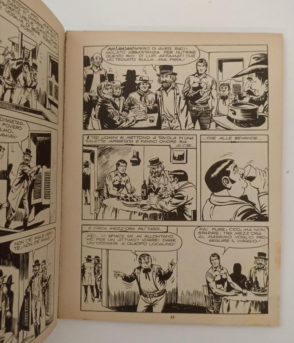 FB- ZAGOR 1a EDIZIONE ZENIT GIGANTE N.124 ORIGINALE- ARALDO BONELLI- 1971- B-F23