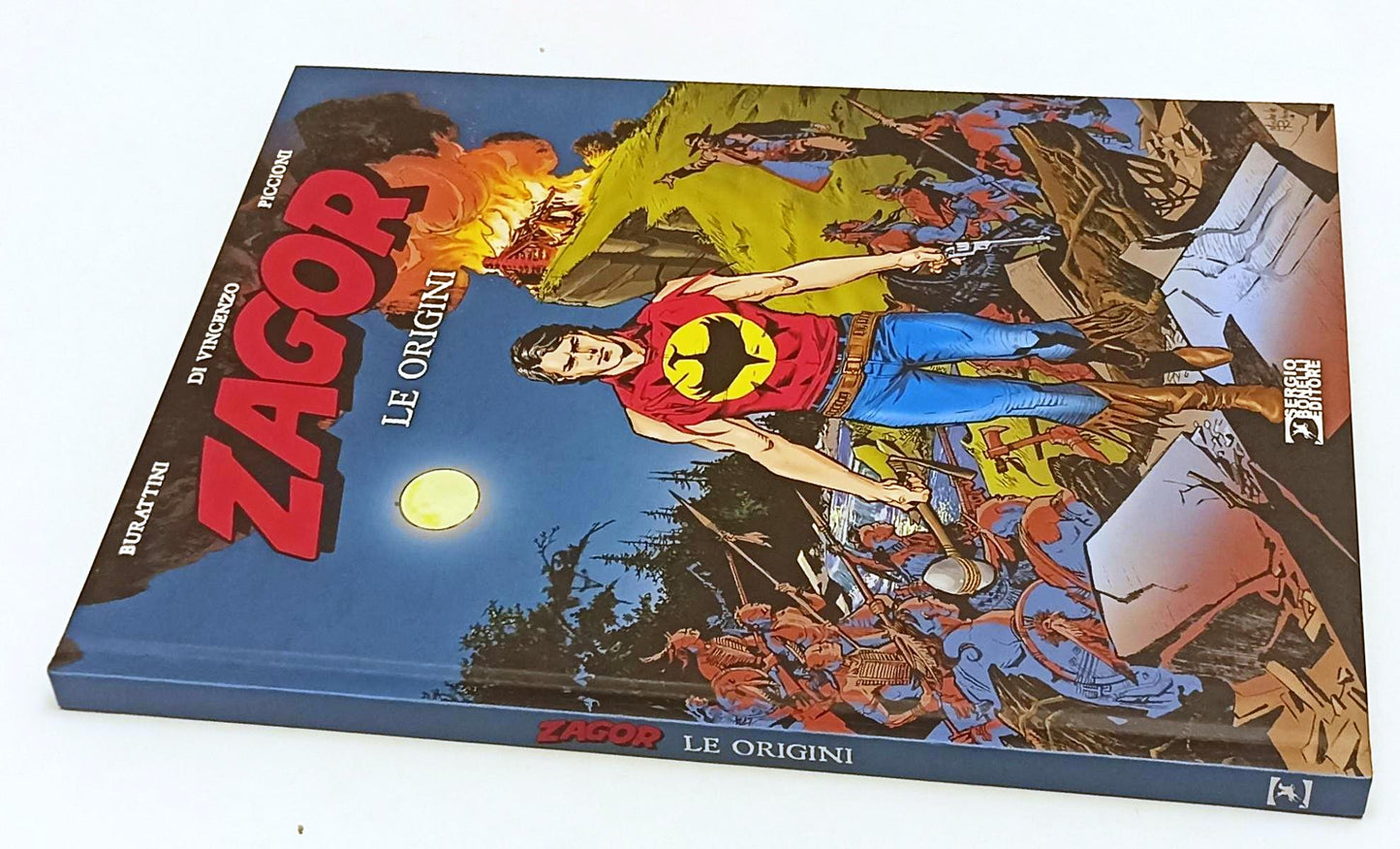 FV- ZAGOR LE ORIGINI CARTONATO - BURATTINI DI VINCENZO - BONELLI - 2018 - C- G24