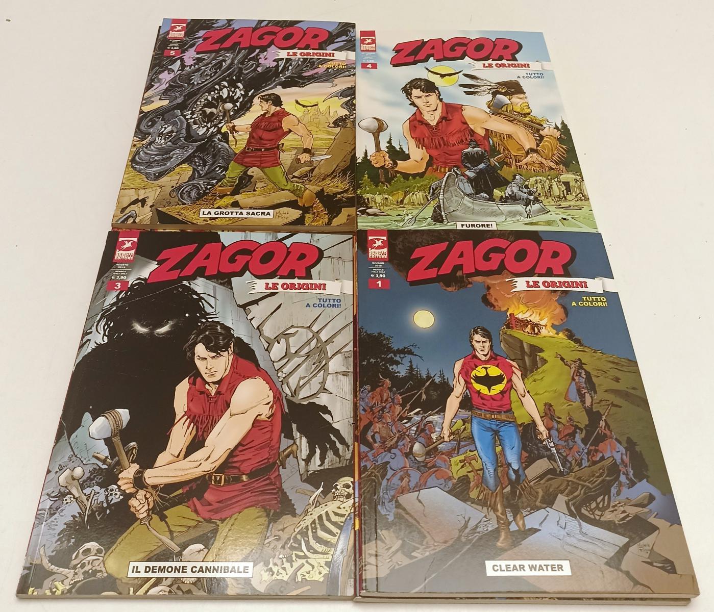 FB- ZAGOR LE ORIGINI 1/6 COMPLETA -- BONELLI - 2019 - B - A25