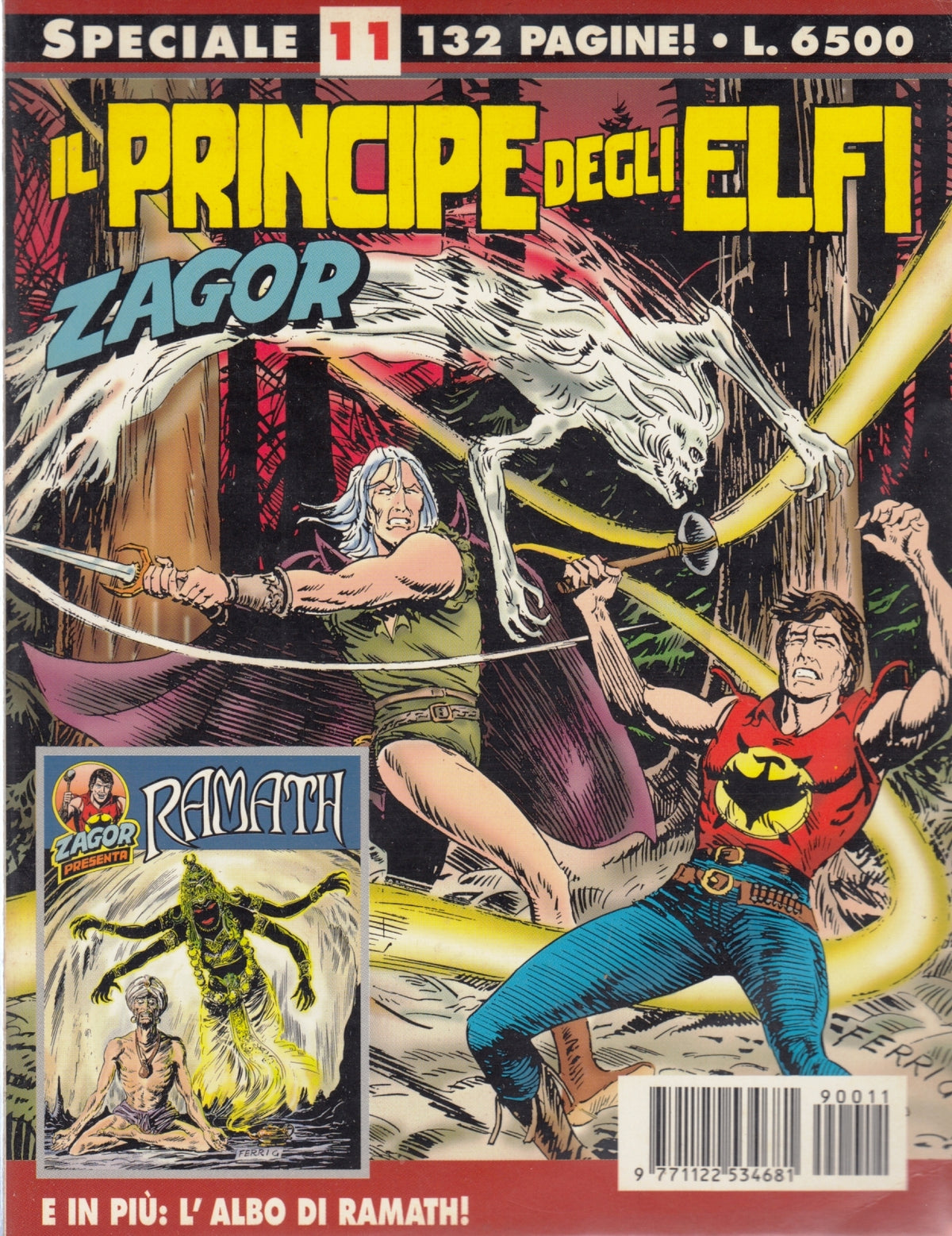 Zagor speciale n.11 completo di albetto - Bonelli - 1a ed.- E26